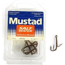 Mustad Saltwater 35936 5 Pcs No:2 3 Lü Iğne