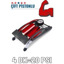 MegaSepet Hsnet Ayaktan Çift Pistonlu Lastik Şişirme Pompası - ME001W-50OT29