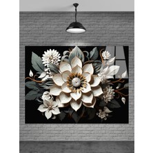 Marsilyan Sevilen Çiçek Serisi Cam Tablo Ev Dekorasyon,balkon Dekorasyonu,dekoratif,duvar Mutfak Tablo