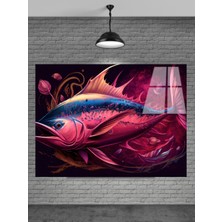 Marsilyan 3D Balık Cam Tablo Ev Dekorasyon,balkon Dekorasyonu,dekoratif,duvar Tablo,mutfak Tablo