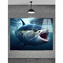 Marsilyan Köpek Balığı Cam Tablo Ev Dekorasyon,balkon Dekorasyonu,dekoratif,duvar Tablo,mutfak Tablo
