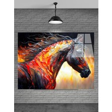 Marsilyan At Cam Tablo Ev Dekorasyon,balkon Dekorasyonu,dekoratif,duvar Tablo,mutfak Tablo