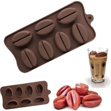 Mercansa Kahve Çekirdeği Şekilli Silikon Kalıp