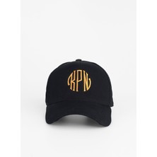 Kpn Gold Logolu Kapin Baseball Cap Şapka - Siyah