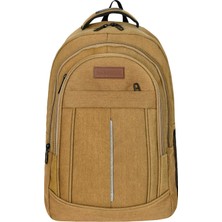 Skygo Çok Amaçlı Laptop Dizüstü Bilgisayar Bölmeli Sırt Çantası Taba