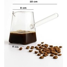 Storemax Borosilikat Cam Cezve – Dayanıklı, Ocak Üstü Uyumlu Şeffaf Kahve Cezvesi 400 ml