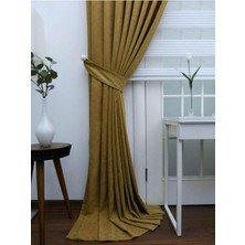Storemax Depo Taç Yağ Yeşili Düz Renk 1/3 Sık Pileli Fon Sık Pile Tek Kanat EVD-YAGYESILI001, Yağ Yeşili, 80 x 270