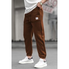 Madmext Acı Kahve Cep Detaylı Erkek Basic Eşofman Altı 6522