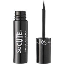Storemax Golden Rose So Cute Matte & Deep Black Eyeliner