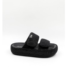 Guja Ortopedik Dolgu Topuklu Terlik GJ4005 Siyah