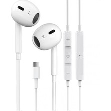 Storemax Kablolu Kulak Içi Kulaklık 120 cm Ses Açma Kapama Hd Ses Kalitesi Mikrofonlu Type C Kulaklık Xiaomi Iphone 15 Promax