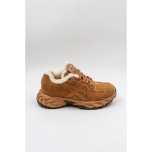 Guja Ithal Seri Kadın Içi Kürklü Sneaker Spor Ayakkabı GJ368-1 - Camel - 36