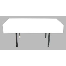 Storemax Marifetlerim - Düz Beyaz Masa Örtüsü 137 * 183