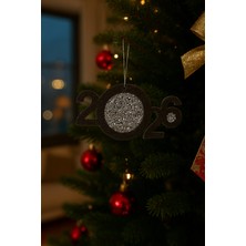 Empressco 12’li Taşlı Keçe Yılbaşı Ağacı Süsleri, 4 Renk, Çift Taraflı, Şık ve Renkli Set