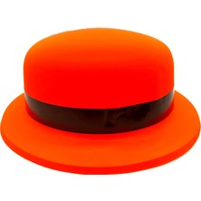 Arthurs Neon Partisi Turuncu Renk Melon Plastik Parti Şapkası