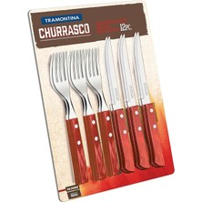 Storemax 21199/711 Biftek Sofra Takımı-Set, 12 Parça Kırmızı Griffen 2-Kat Perçinlenmiştir 6 x Biftek Bıçağı 5 Inç, 6 x Steakgabel