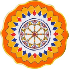 Baci Milano dolce Vita Çok Renkli Tatlı Tabağı 21 cm