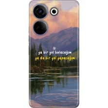 Senada Tecno Camon 20 Pro 4g Kılıf Desenli Baskılı Tpu Rubber Kapak Bir Yol