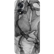 Senada Oppo A38 Kılıf Desenli Baskılı Tpu Rubber Kapak Black Art