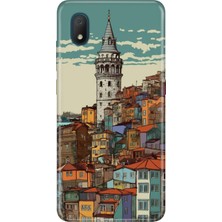 Senada Tcl L7 Kılıf Desenli Baskılı Tpu Rubber Kapak Galata