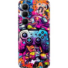 Senada Infinix Hot 60 Kılıf Desenli Baskılı Tpu Rubber Kapak Gamer