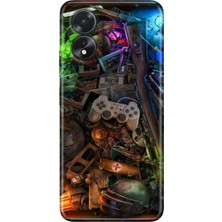 Senada Oppo A38 Kılıf Desenli Baskılı Tpu Rubber Kapak Gamer-Zone