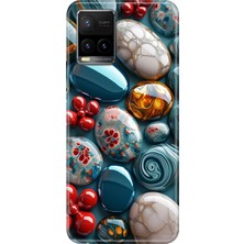 Senada Vivo Y32 Y33S Kılıf Desenli Baskılı Tpu Rubber Kapak Çakıl Taşları