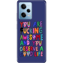Senada Xiaomi Redmi Note 12 Pro 5g Kılıf Desenli Baskılı Tpu Rubber Kapak Deserve
