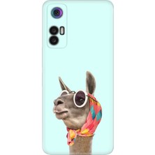 Senada Tcl 30 - 30 Plus Kılıf Desenli Baskılı Tpu Rubber Kapak Deve