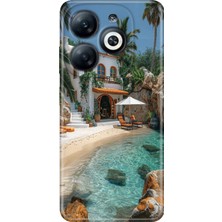 Senada Infinix Smart 8 - 8 Pro Kılıf Desenli Baskılı Tpu Rubber Kapak Hayalimdeki Ev