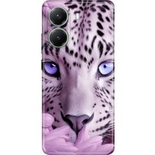 Senada Xiaomi Poco X7 Pro Kılıf Desenli Baskılı Tpu Rubber Kapak Beyaz Kaplan