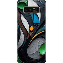Senada Samsung Galaxy Note 8 Kılıf Desenli Baskılı Tpu Rubber Kapak Fortuna