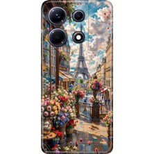Senada Infinix Note 30 Kılıf Desenli Baskılı Tpu Rubber Kapak Baharda Paris