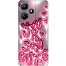 Senada Infinix Hot 30 (X6831) Kılıf Desenli Baskılı Tpu Rubber Kapak CUTE111