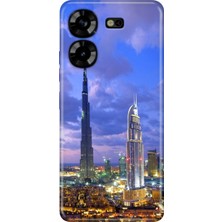 Senada Tecno Pova 5 Kılıf Desenli Baskılı Tpu Rubber Kapak Dubai
