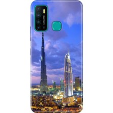Senada Infinix Hot 9 Kılıf Desenli Baskılı Tpu Rubber Kapak Dubai
