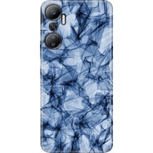 Senada Infinix Hot 20 Kılıf Desenli Baskılı Tpu Rubber Kapak Blue Crystal