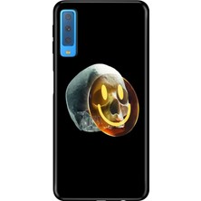 Senada Samsung Galaxy A7 2018 Kılıf Desenli Baskılı Tpu Rubber Kapak Iskeletin Gülüşü