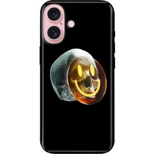 Senada iPhone 16 Plus Kılıf Desenli Baskılı Tpu Rubber Kapak Iskeletin Gülüşü