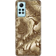 Senada Xiaomi Redmi Note 12 Pro 4g Kılıf Desenli Baskılı Tpu Rubber Kapak Golden Hill