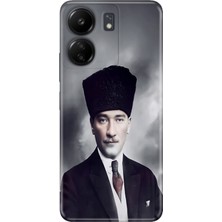 Senada Xiaomi Redmi 13C - Poco C65 Kılıf Desenli Baskılı Tpu Rubber Kapak Atatürk