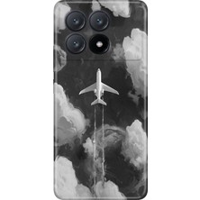 Senada Xiaomi Poco X6 Pro Kılıf Desenli Baskılı Tpu Rubber Kapak Bulutların Arasında