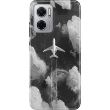 Senada Xiaomi Redmi 10 5g Kılıf Desenli Baskılı Tpu Rubber Kapak Bulutların Arasında