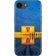 Senada iPhone 16E Kılıf Desenli Baskılı Tpu Rubber Kapak Atam Anıtkabir