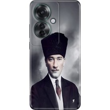 Senada Oppo Reno 11F Kılıf Desenli Baskılı Tpu Rubber Kapak Atatürk