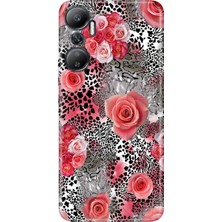 Senada Infinix Hot 20 Kılıf Desenli Baskılı Tpu Rubber Kapak Flower Design