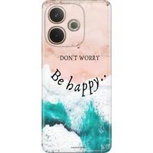 Senada Oppo A5 Pro Kılıf Desenli Baskılı Tpu Rubber Kapak Be Happy