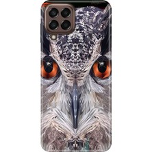 Senada Samsung Galaxy M32 Kılıf Desenli Baskılı Tpu Rubber Kapak Baykuş 212