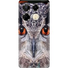 Senada Infinix Note 40 Pro 5g Kılıf Desenli Baskılı Tpu Rubber Kapak Baykuş 212
