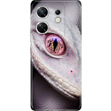 Senada Infinix Zero 30 4g Kılıf Desenli Baskılı Tpu Rubber Kapak Dişi Kobra